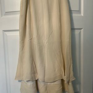 Chadwicks Cream High Low Skirt